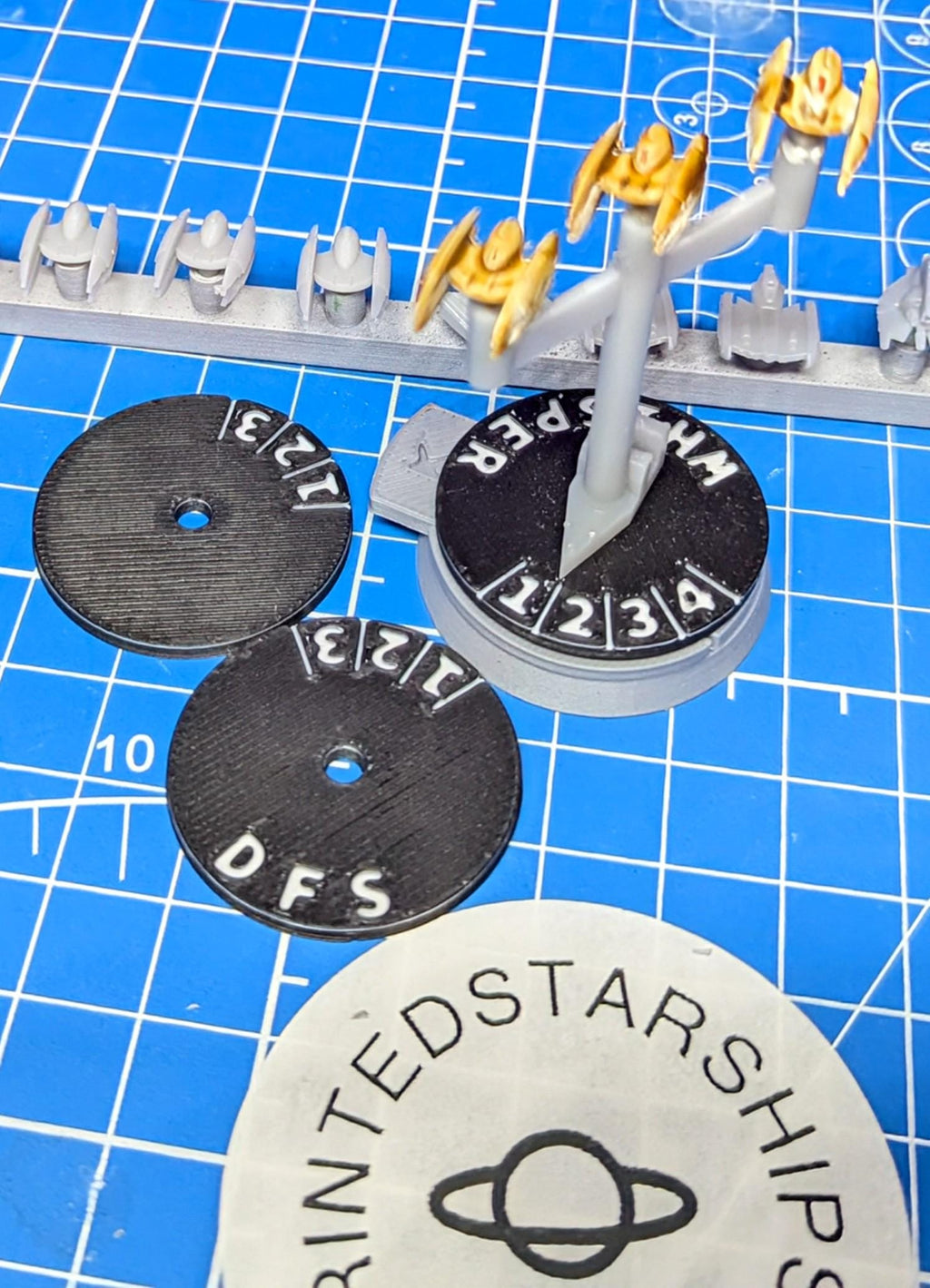 Separatist Fighter Squadron Reinforcement Pack 1 (8) squadrons for Star wars armada or other miniatures games