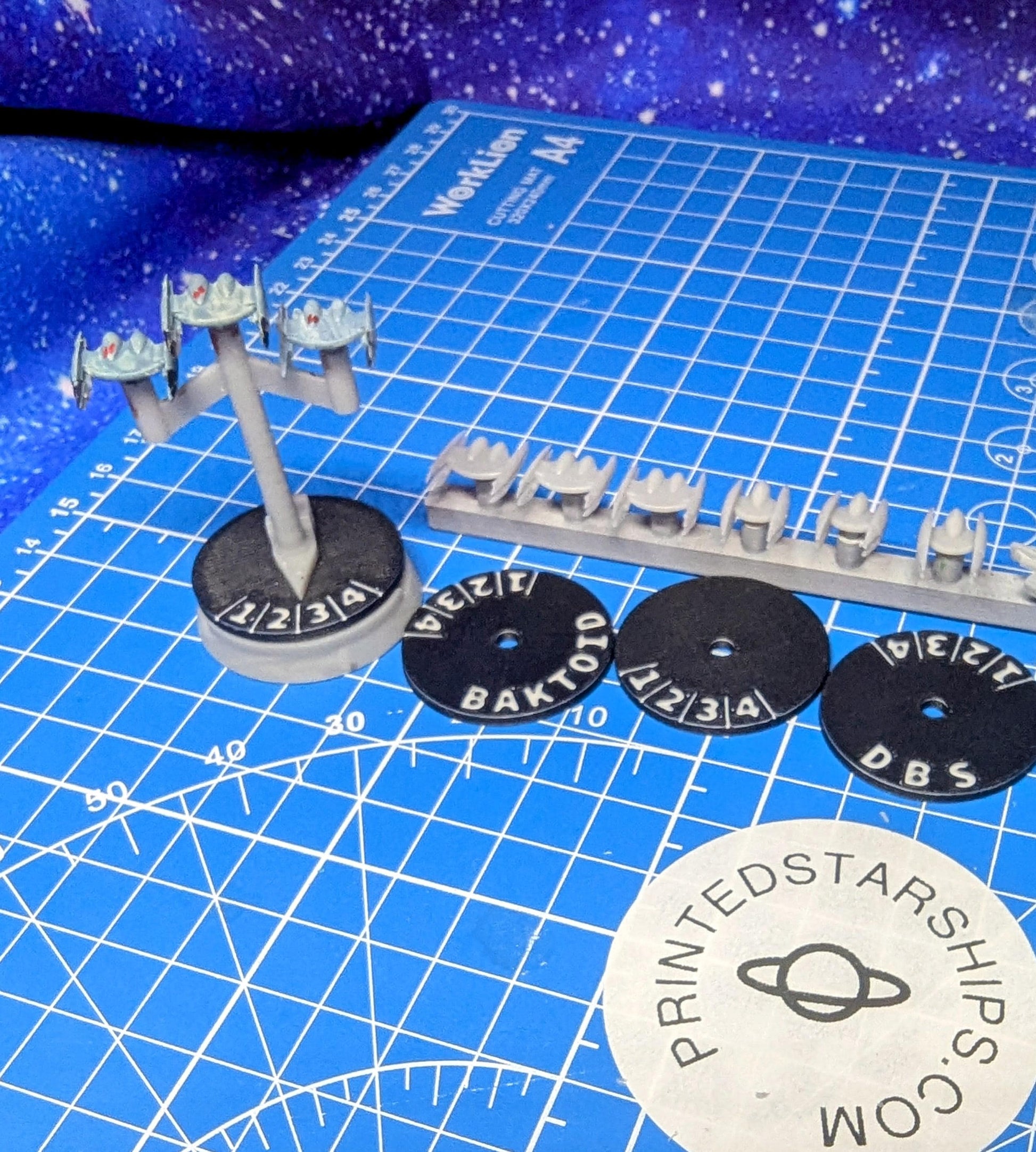 Separatist Fighter Squadron Reinforcement Pack 1 (8) squadrons for Star wars armada or other miniatures games