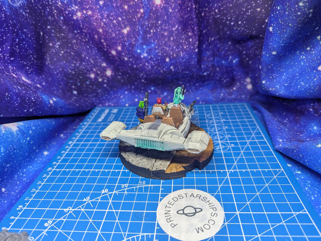 Rebel Alliance Guerrilla combat speeder kit for Star Wars Legion proxies, Grimdark Future or other miniatures games 35mm scale 105mm