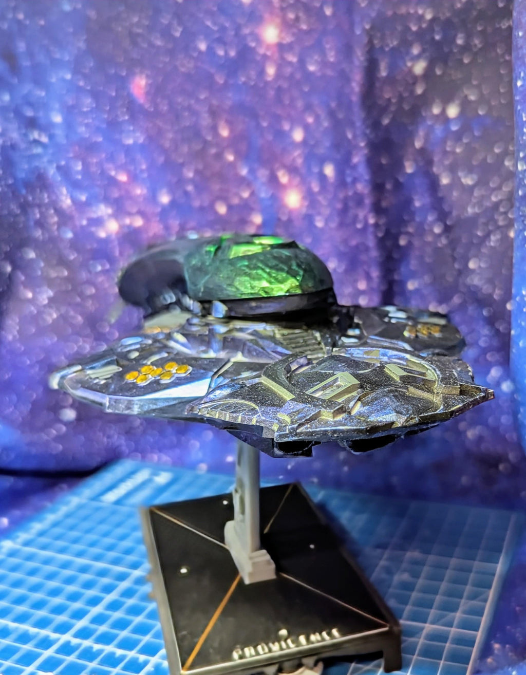 Covenant ORS Varric-pattern heavy cruiser for Halo Armada 300mm