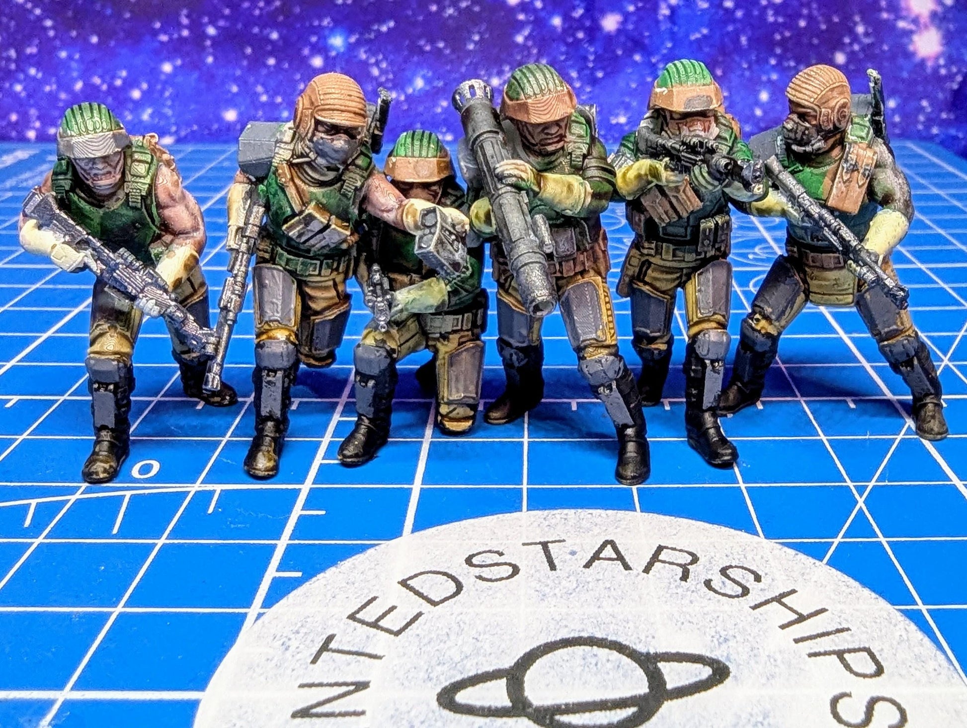 Rebel Exfiltration Troopers Team(6): 35mm Resin Miniatures - Star Wars Legion Proxies