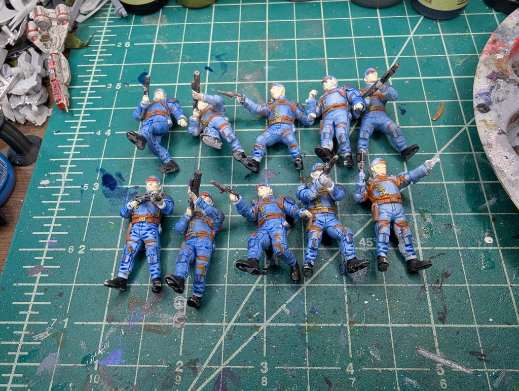 Imperial Corpo Troopers(10): 35mm Resin Miniatures - Star Wars Legion Proxy