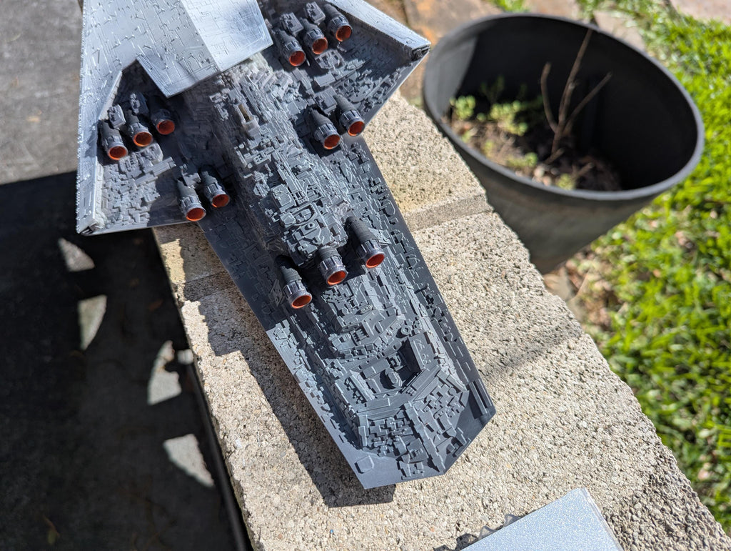 Imperial Executor-class Super Star Destroyer for Star wars armada scale miniatures games 622mm