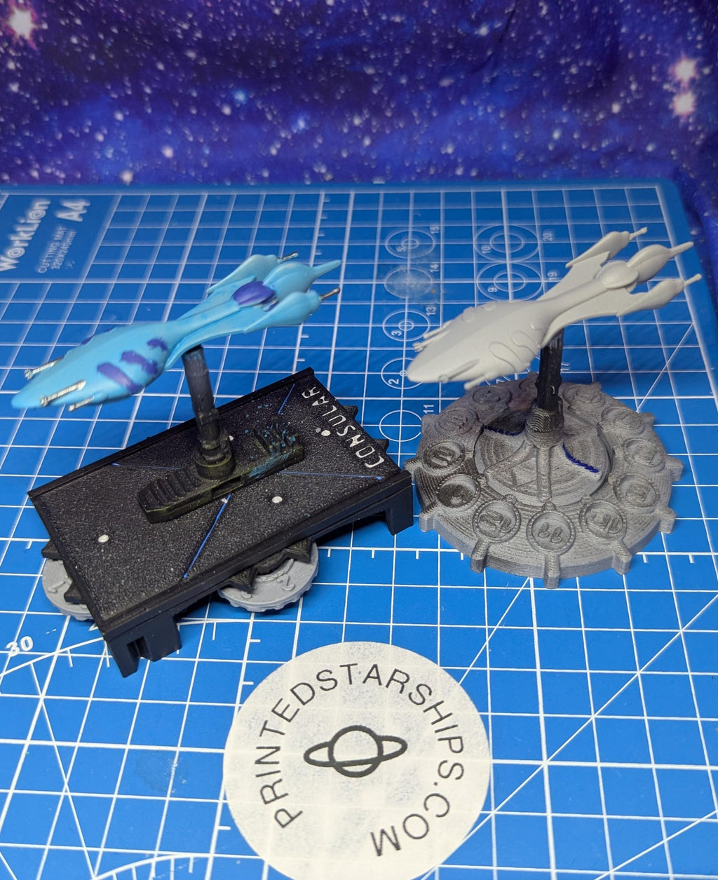 Babylon 5 Minbari Federation Torotha Frigate for Star wars armada style games 67mm