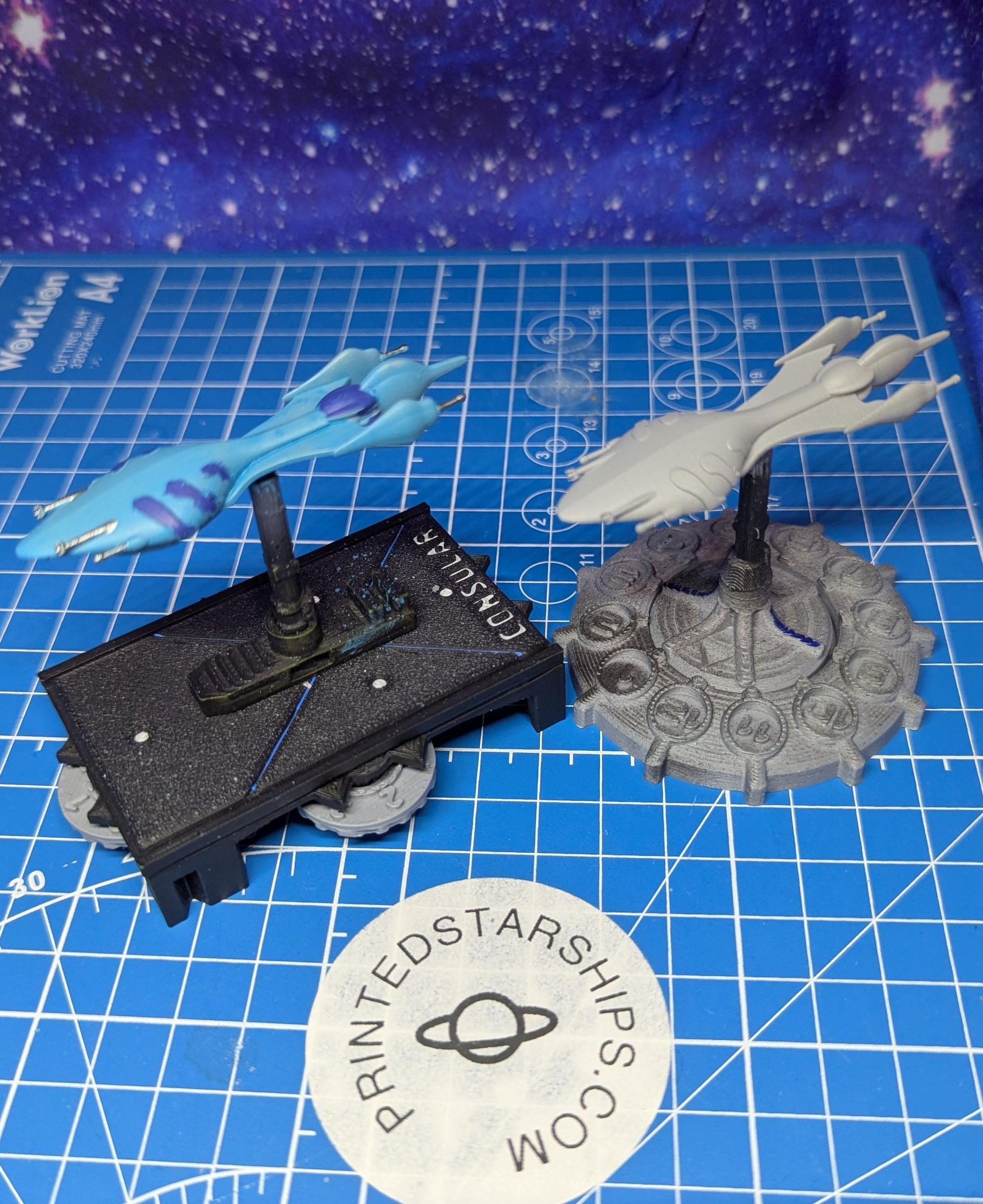 Babylon 5 Minbari Federation Torotha Frigate for Star wars armada style games 67mm