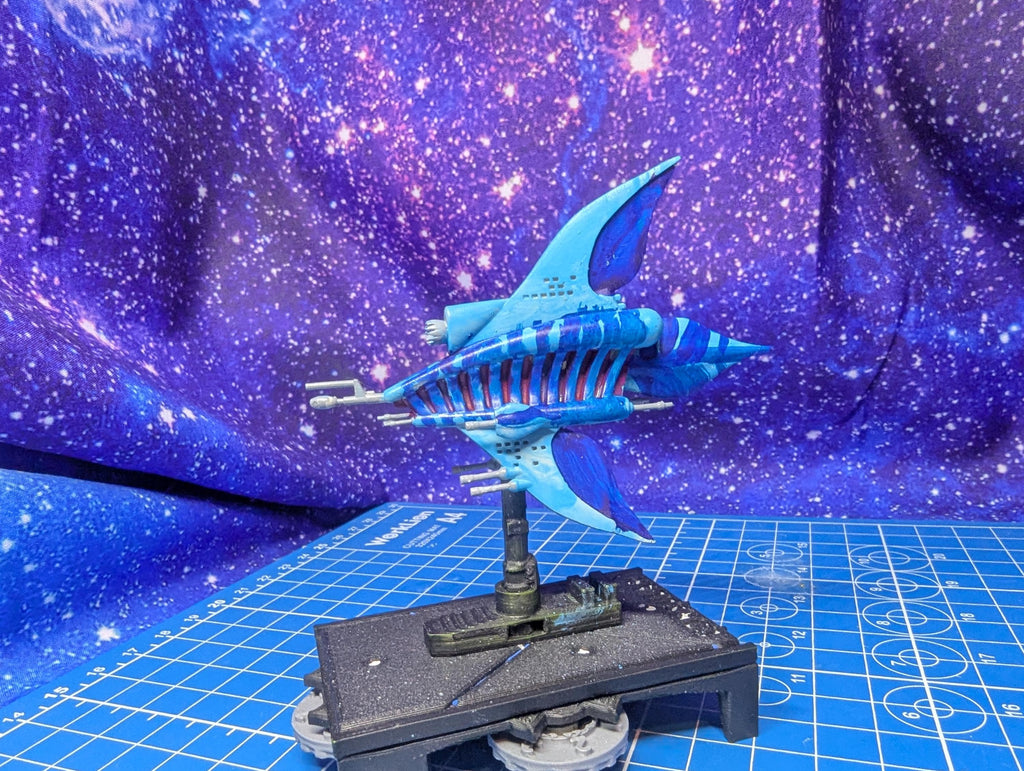 Babylon 5 Minbari Federation Ashinta heavy escort for Star Wars Armada Homebrew 84mm