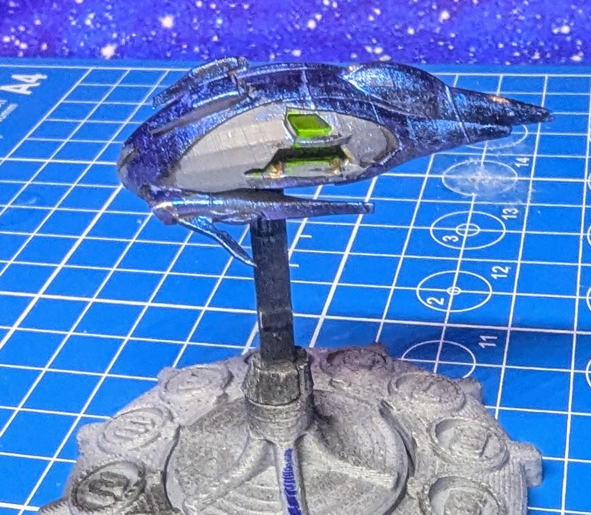 Covenant Lich-class Heavy Dropship(2) proxy for Star Wars Armada or other miniatures games 48mm
