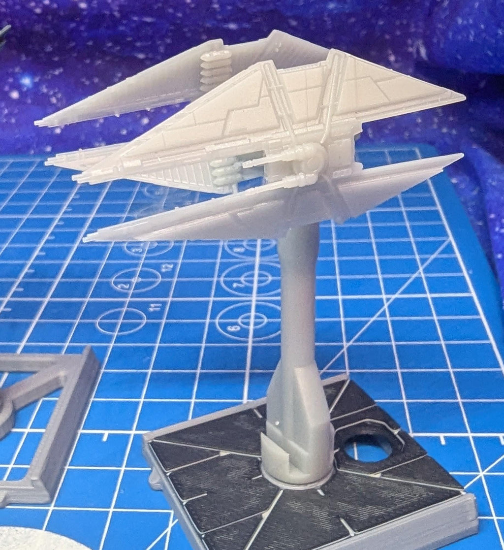 XW scale Imperial Tie Avenger Starfighter for Star wars Xwing Miniatures game 1/270