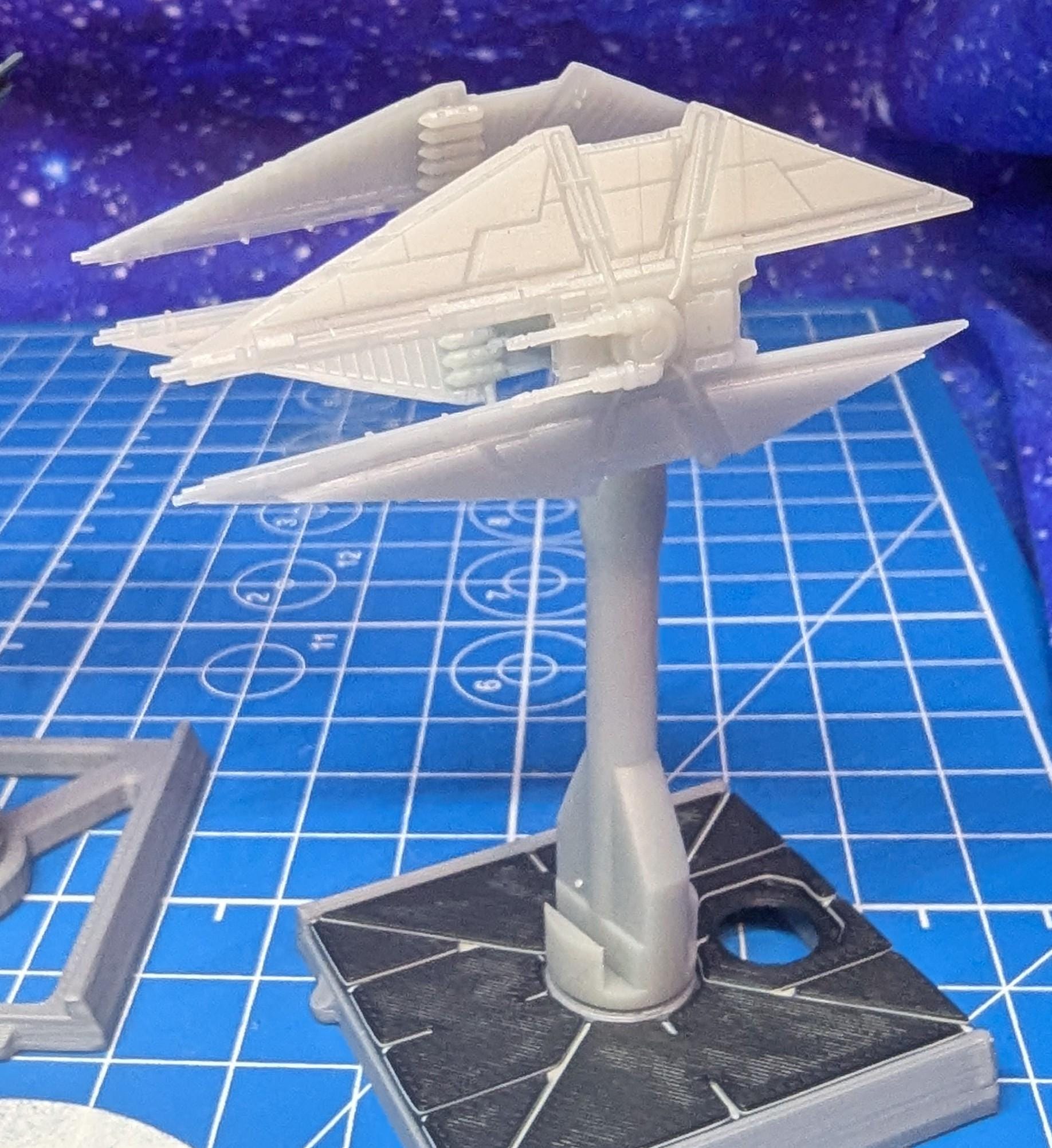 XW scale Imperial Tie Avenger Starfighter for Star wars Xwing Miniatures game 1/270