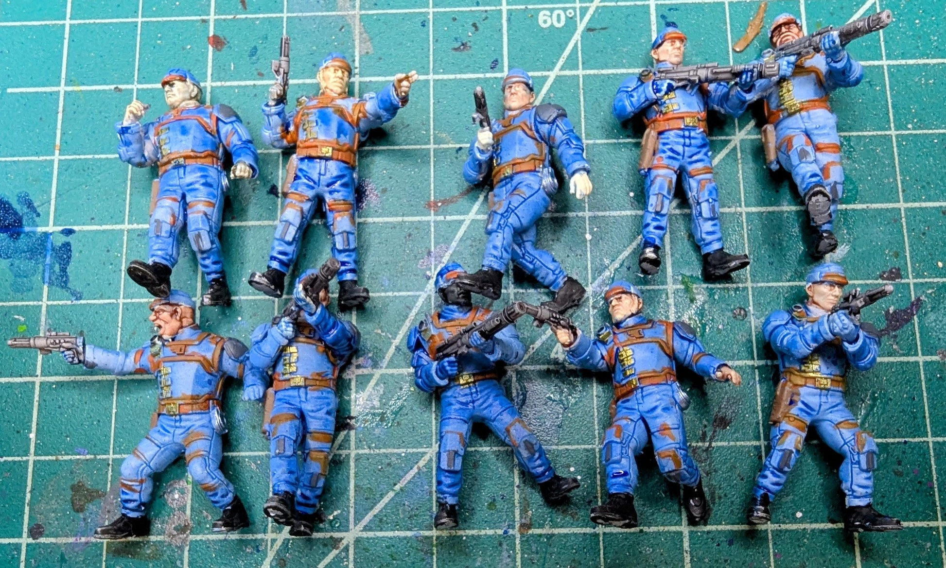 Imperial Corpo Troopers(10): 35mm Resin Miniatures - Star Wars Legion Proxy