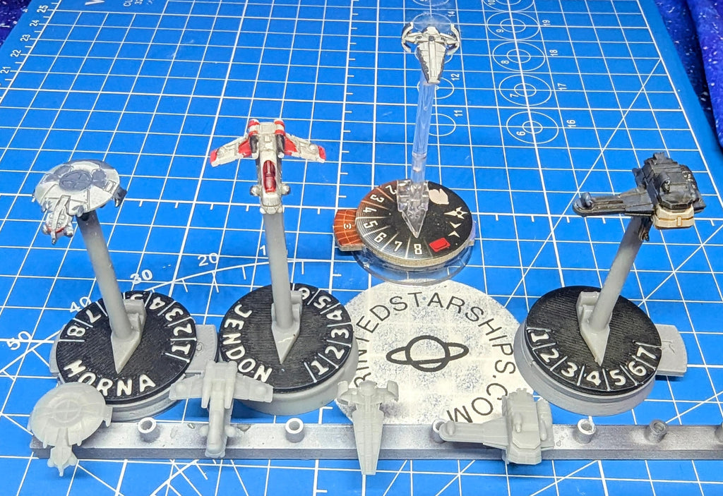 Armada Legacy Wave 0 Reinforcement Pack(8) squadrons for Star wars armada scale games
