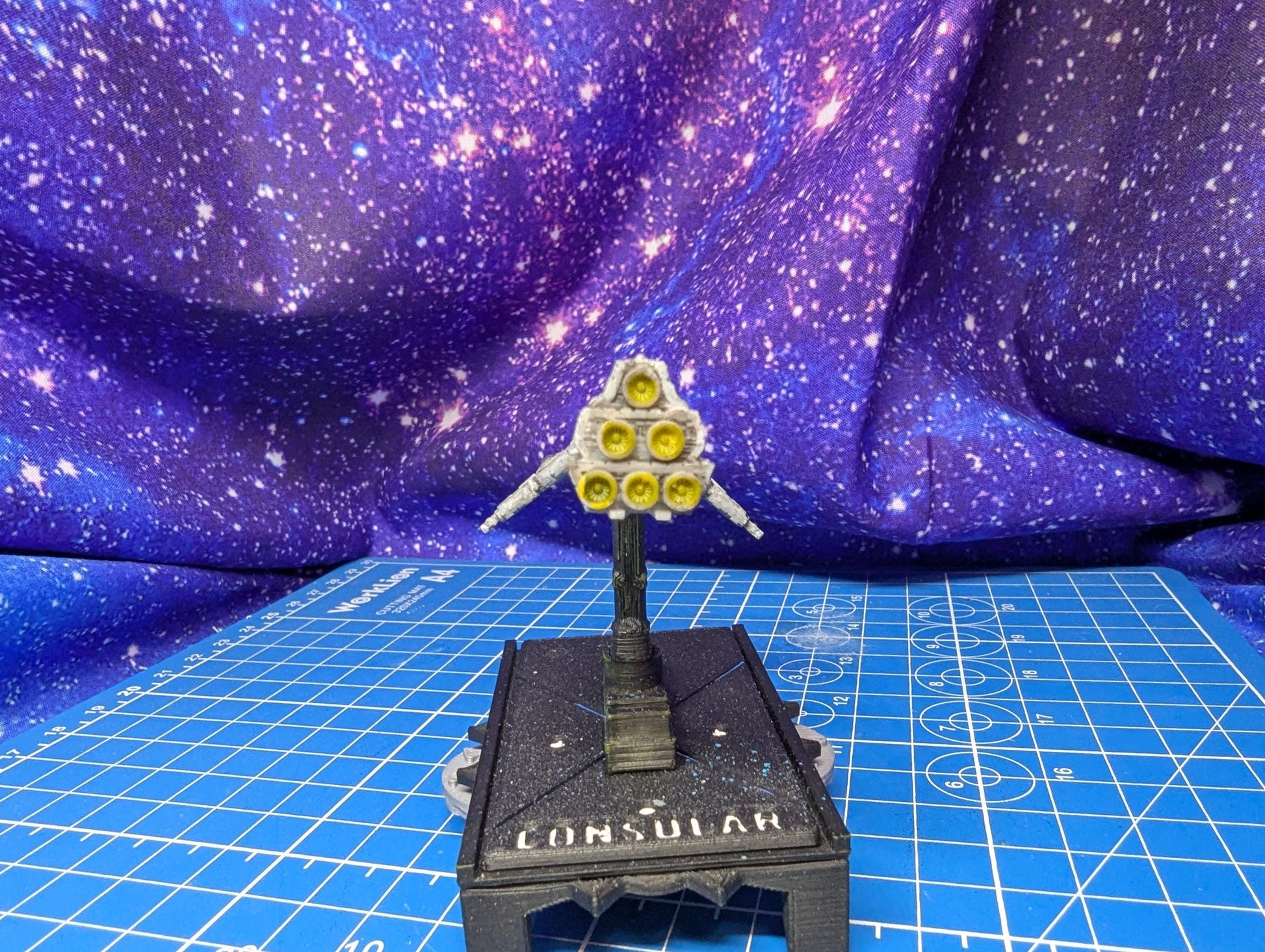 Imperial Nebulon-B2 escort frigate for Star Wars Armada or other miniatures games 83mm
