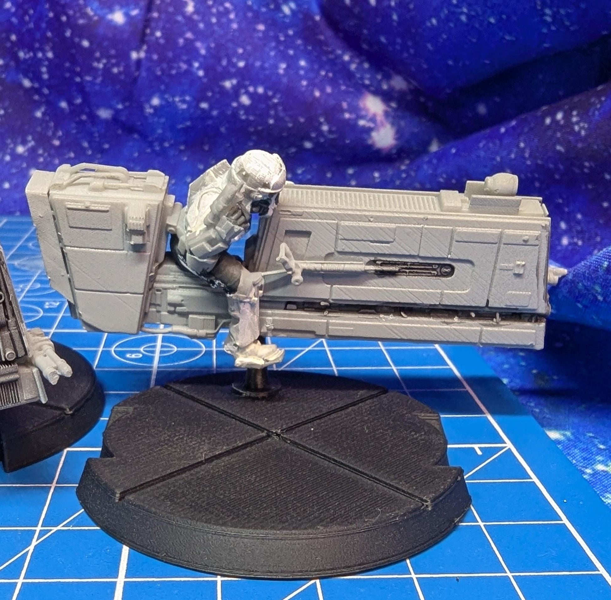 Imperial Regime Law Enforcement Patrol Speeders(4) for Star Wars Legion proxies, Grimdark Future scale games 35mm scale