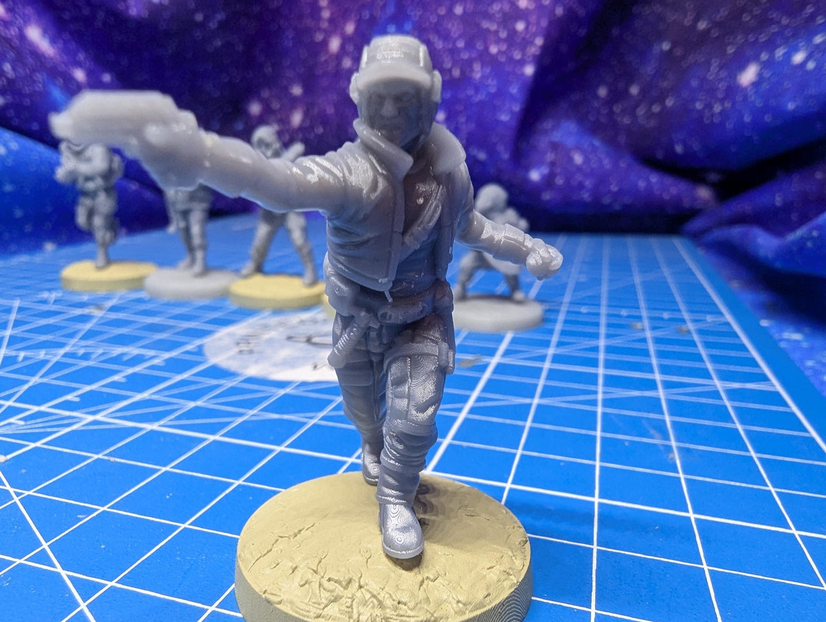 Rebel Alliance Red Rothans Team(6): 35mm Resin Miniatures - Star Wars Legion Proxy