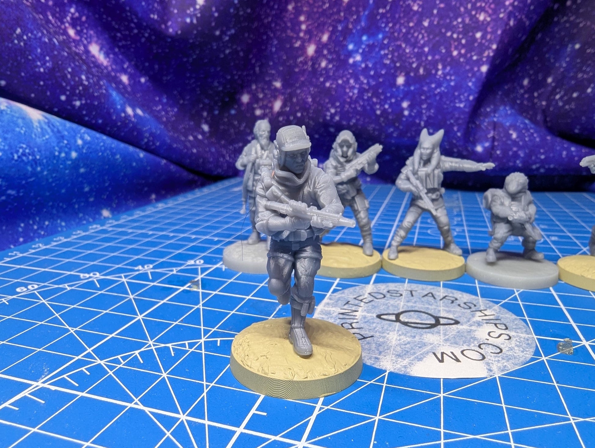 Rebel Insurgent Red Rothans Spec Ops team (6) for Star Wars Legion proxies, Grimdark Future or other miniatures games 35mm