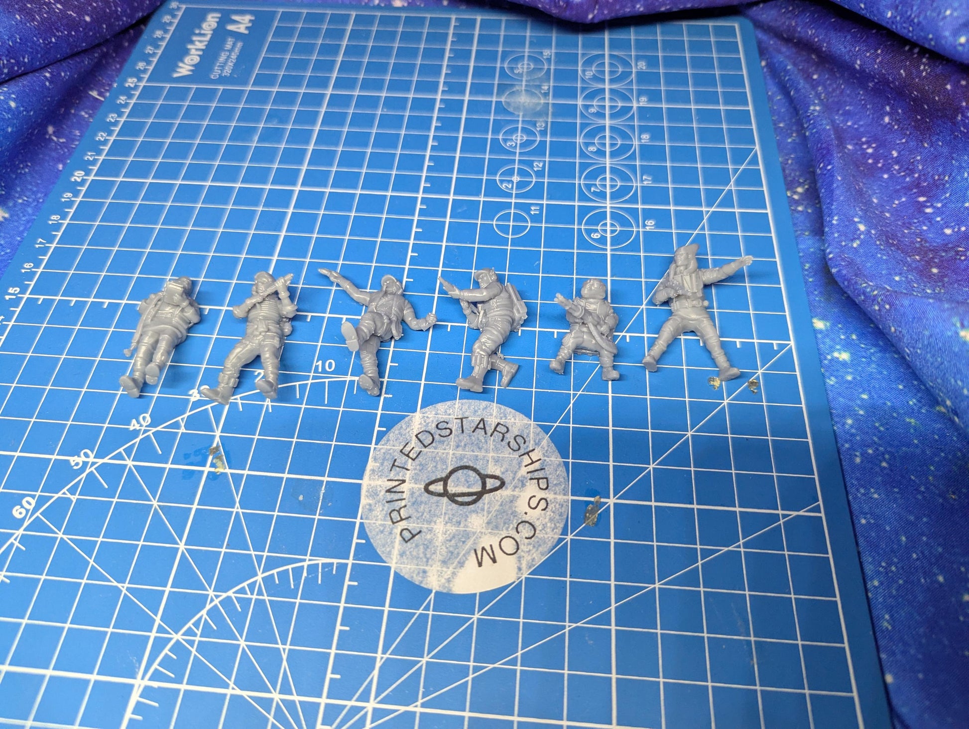 Rebel Insurgent Red Rothans Spec Ops team (6) for Star Wars Legion proxies, Grimdark Future or other miniatures games 35mm