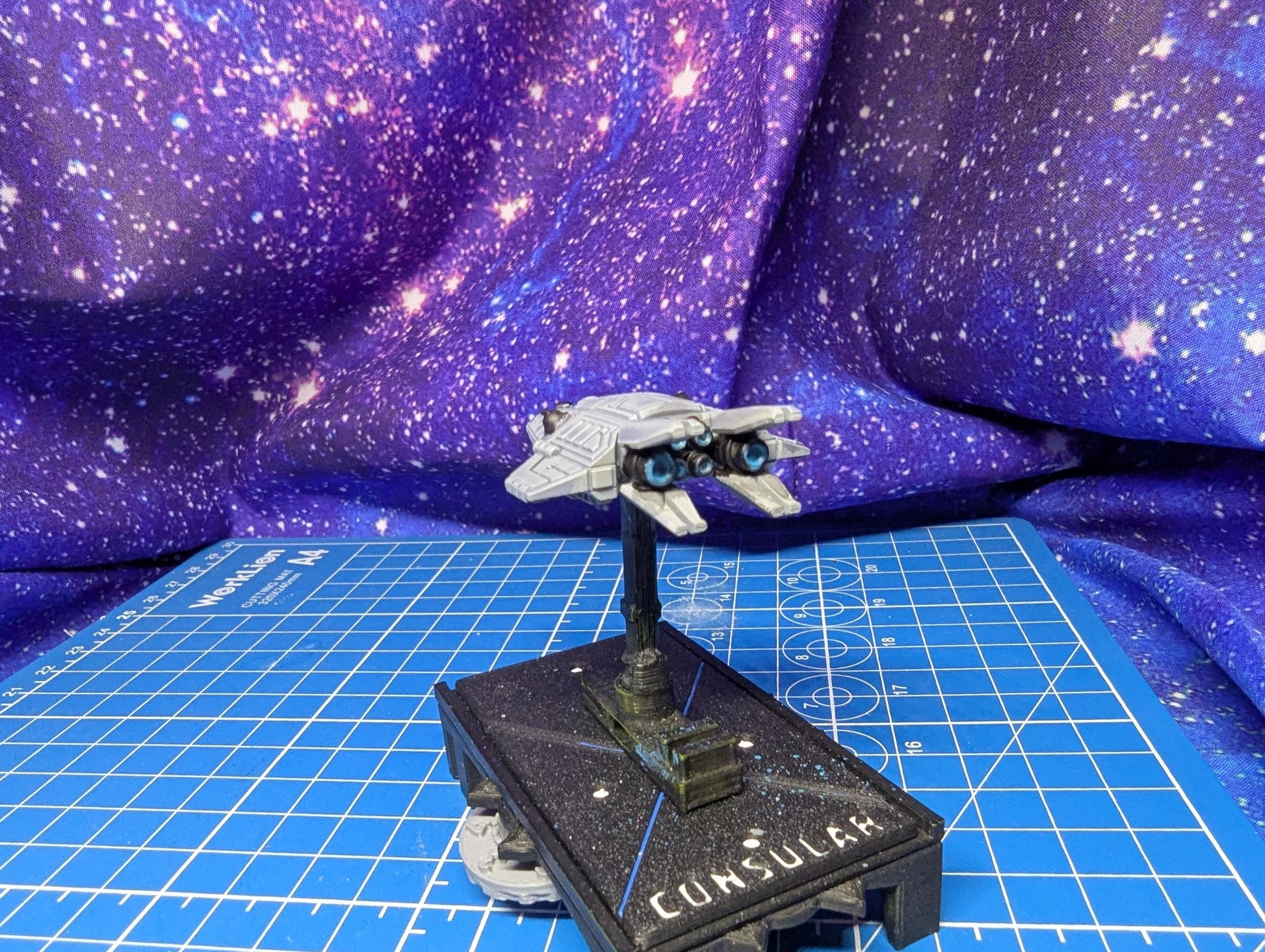 Earthforce Myrmidon-class LCV for miniatures games 50mm
