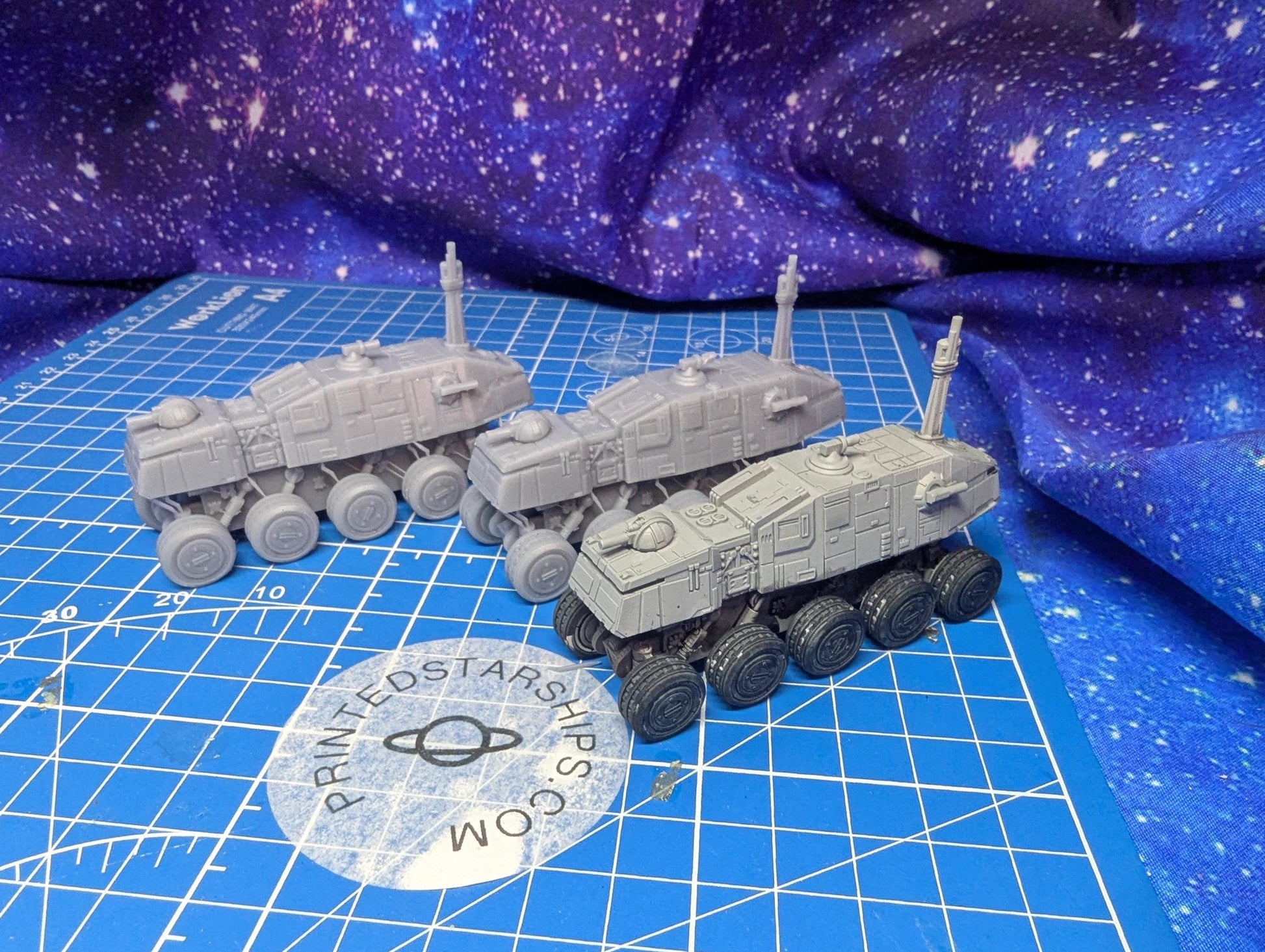 6mm scale Republic/Imperial A5 Juggernaut for epic scale games (3) pack