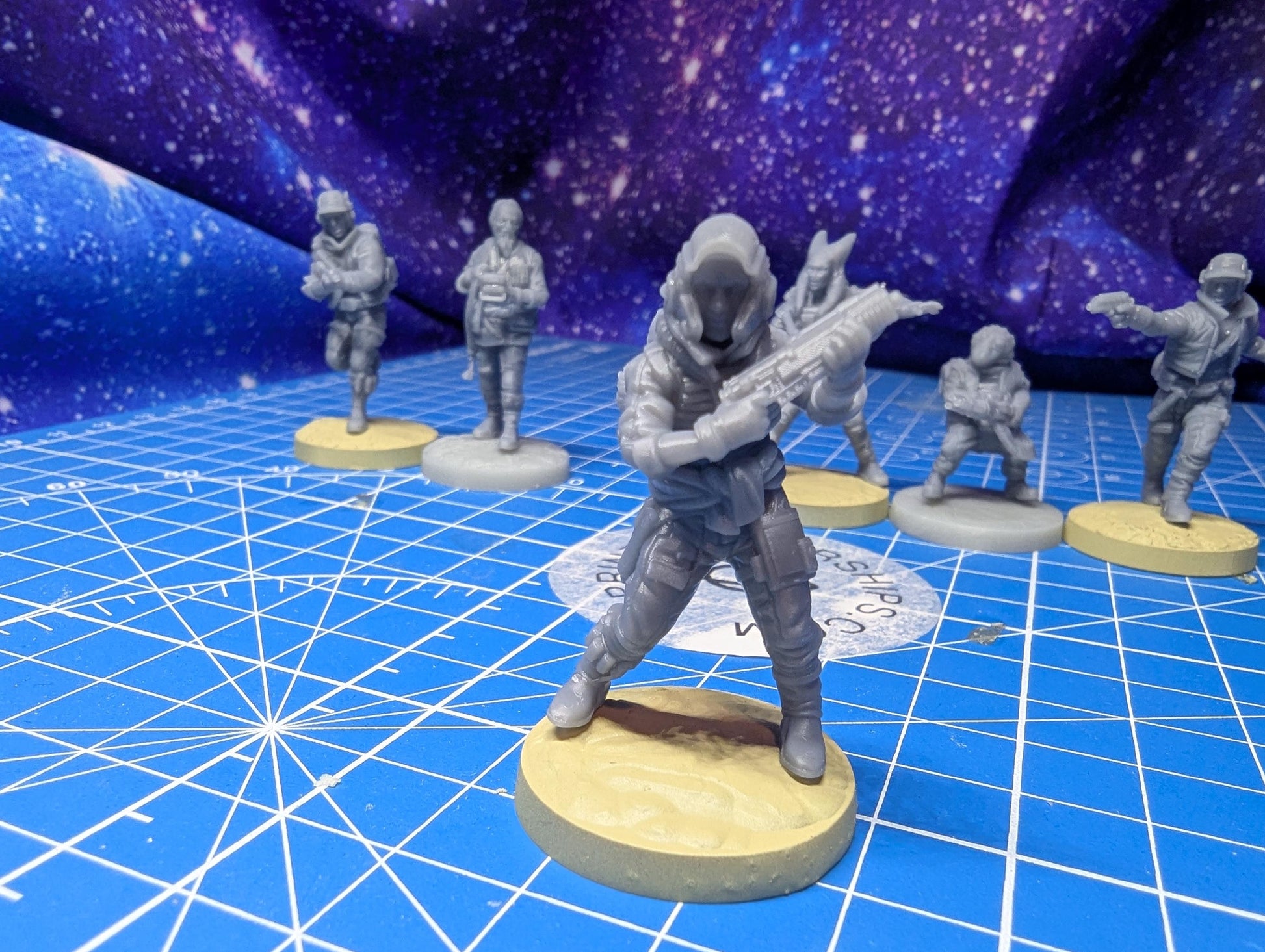 Rebel Insurgent Red Rothans Spec Ops team (6) for Star Wars Legion proxies, Grimdark Future or other miniatures games 35mm