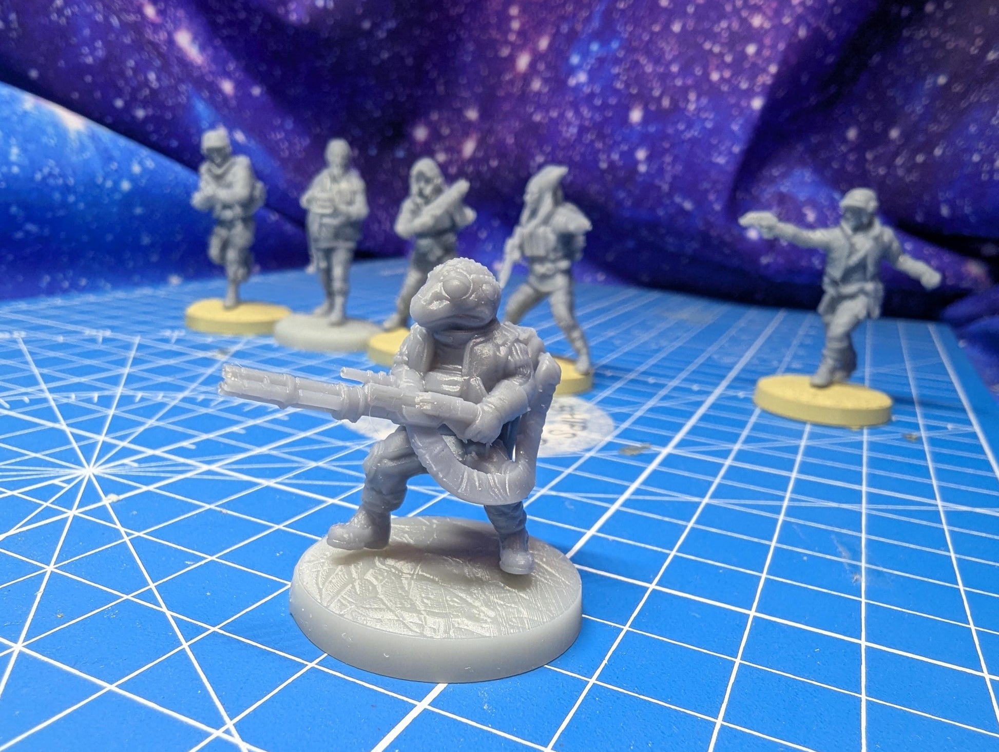 Rebel Insurgent Red Rothans Spec Ops team (6) for Star Wars Legion proxies, Grimdark Future or other miniatures games 35mm