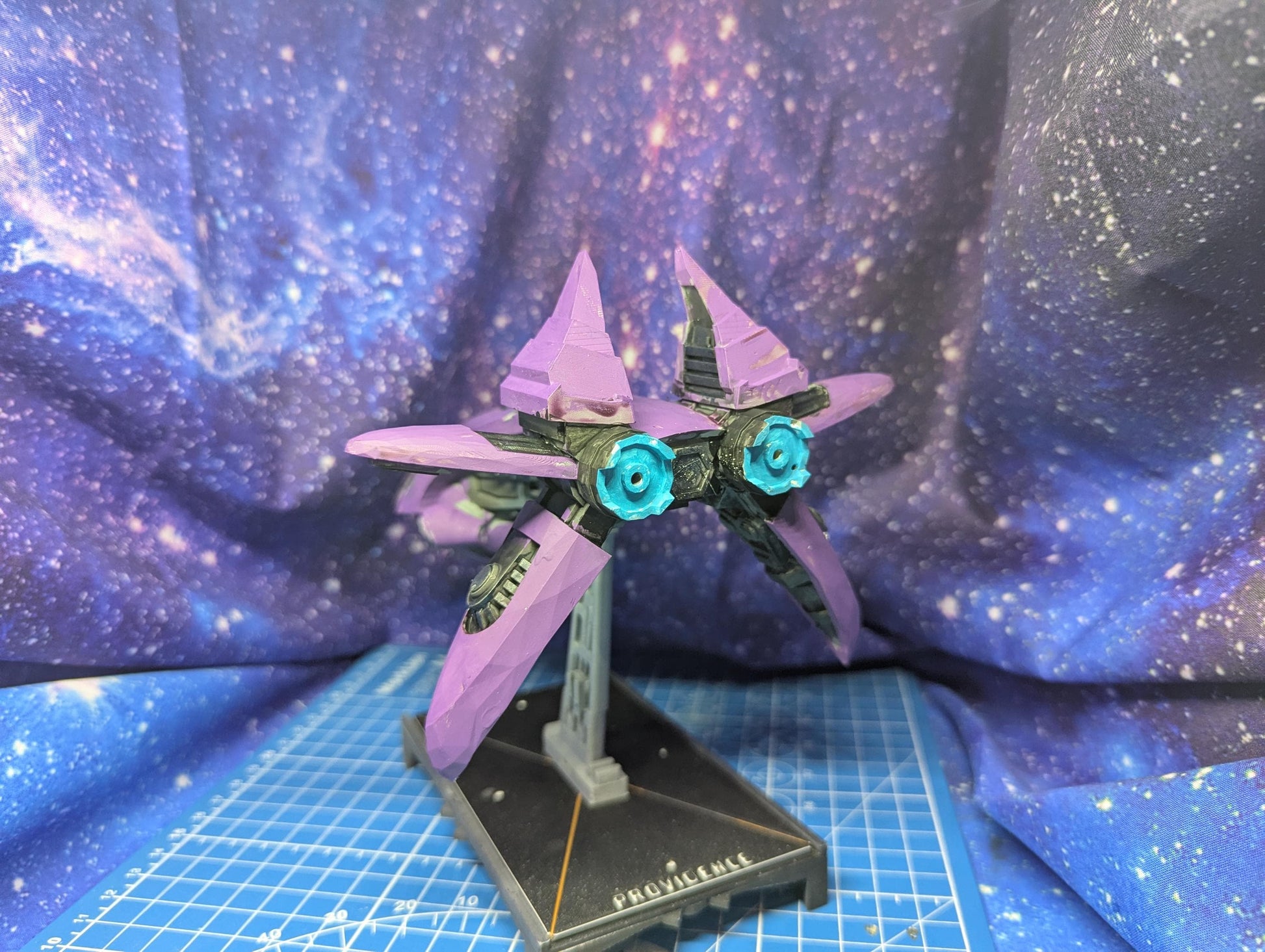 Covenant CPV Sinaris-pattern heavy cruiser for Halo Armada 166mm