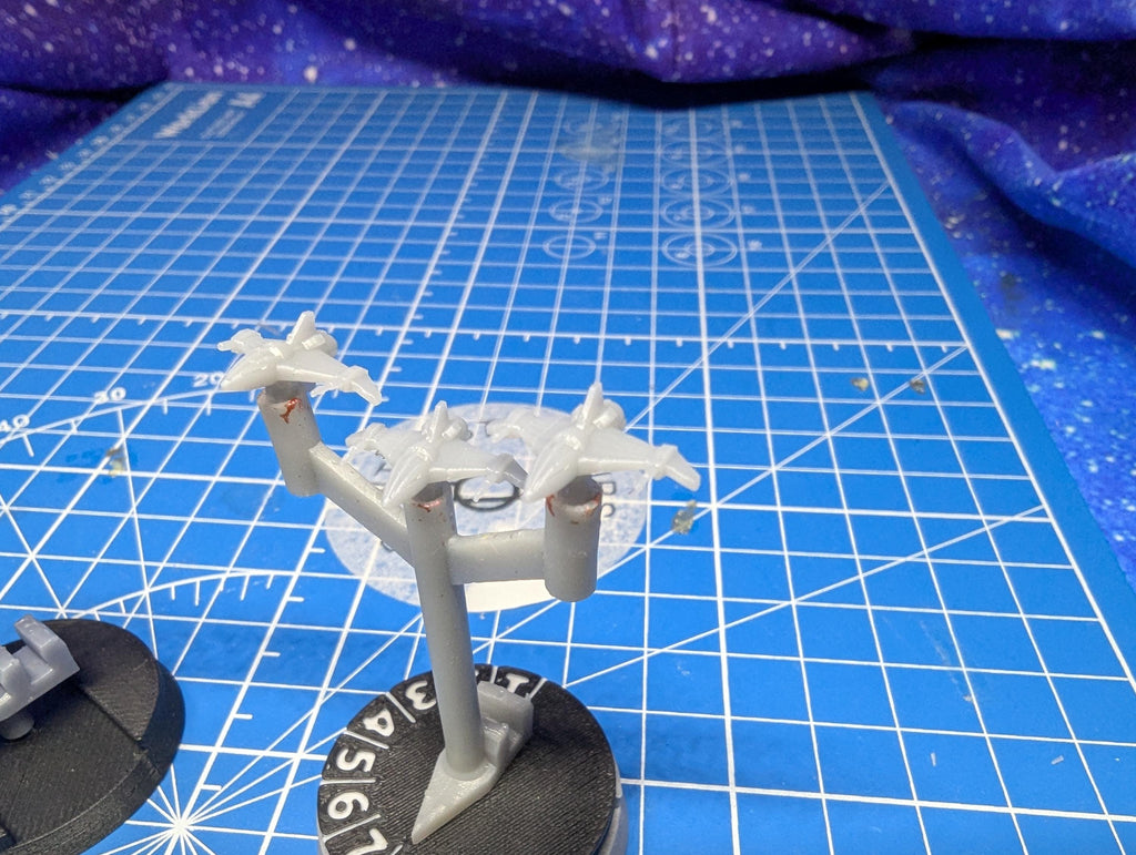 Babylon 5 DrazinStar Snake fighter Squadron (6) for Miniatures games like Star Wars Armada