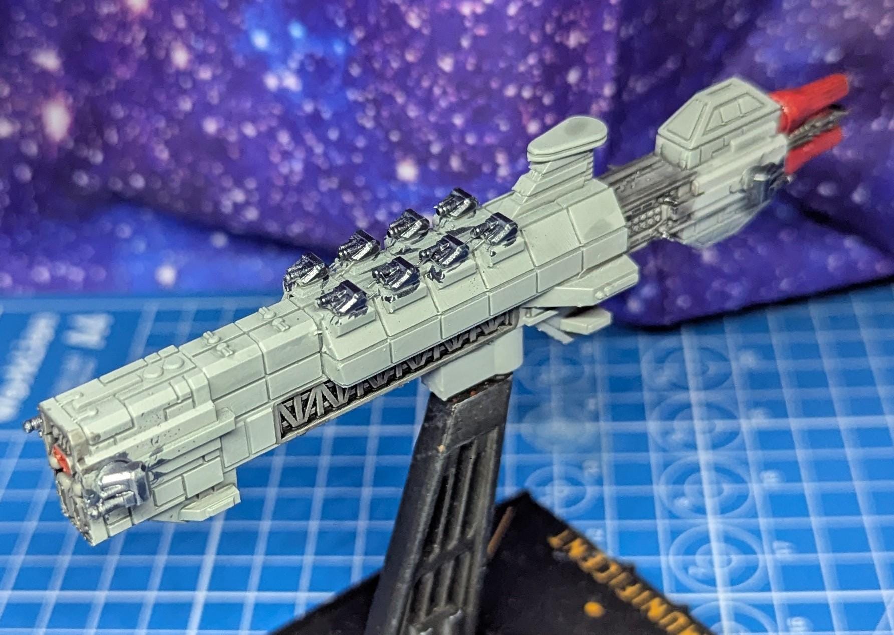 Babylon 5 Earthforce Delphi-class Scout Cruiser for miniatures games