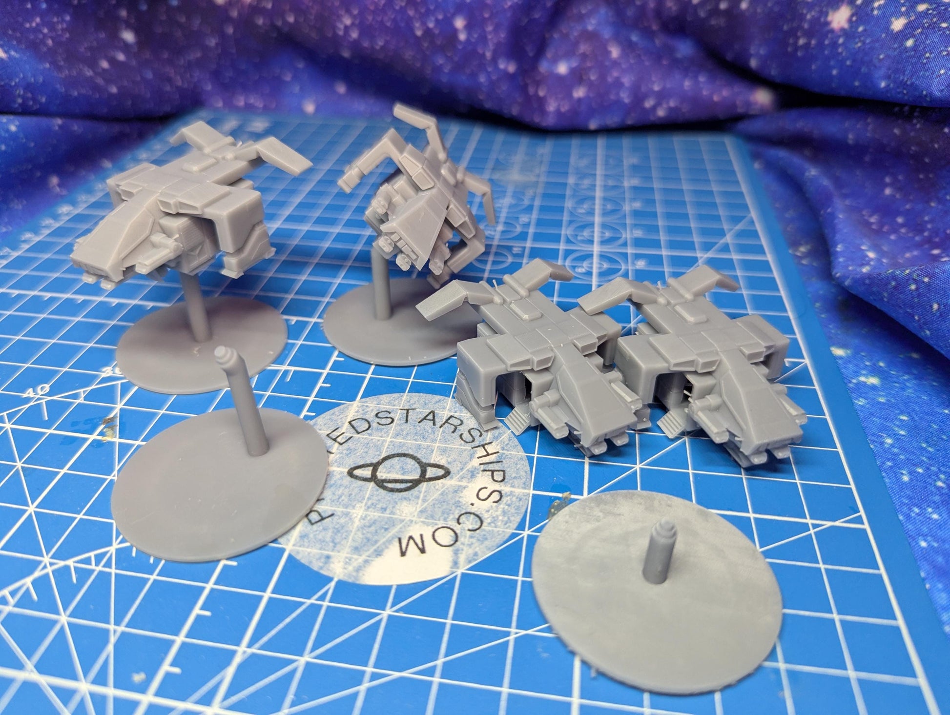 6mm Dropship Troopers Scythe Assault Transports (4) in 6mm scale for epic scale wargames