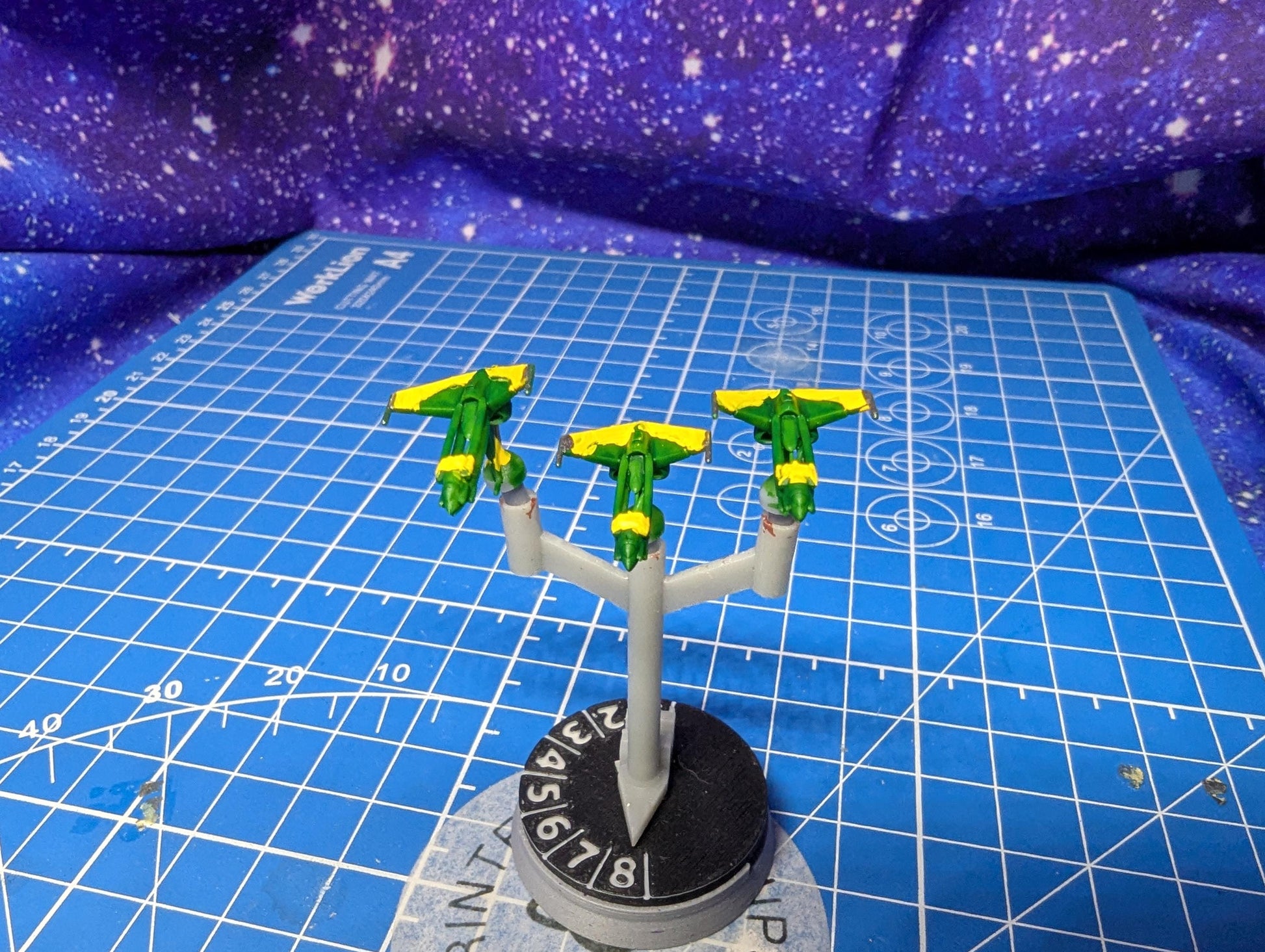 Babylon 5 Brakiri Falkosi light fighter Squadron (6) for Miniatures games like Star Wars Armada