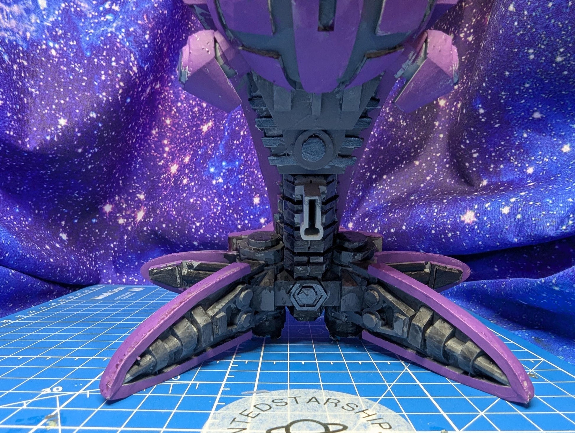 Covenant CPV Sinaris-pattern heavy cruiser for Halo Armada 166mm