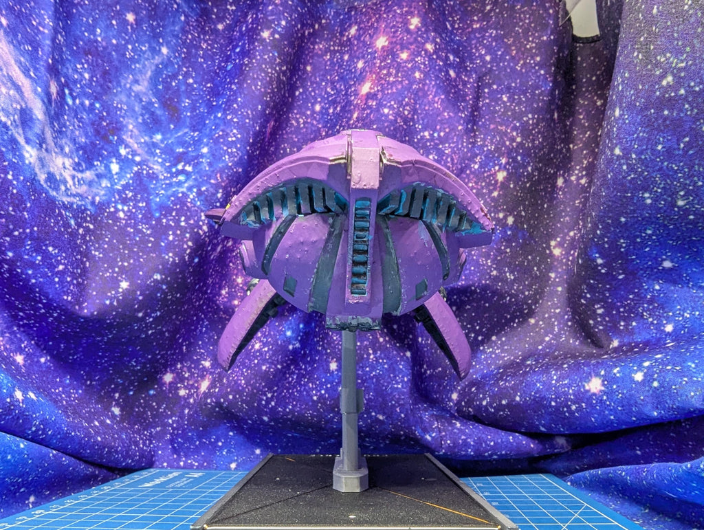 Covenant CPV Sinaris-pattern heavy cruiser for Halo Armada 166mm