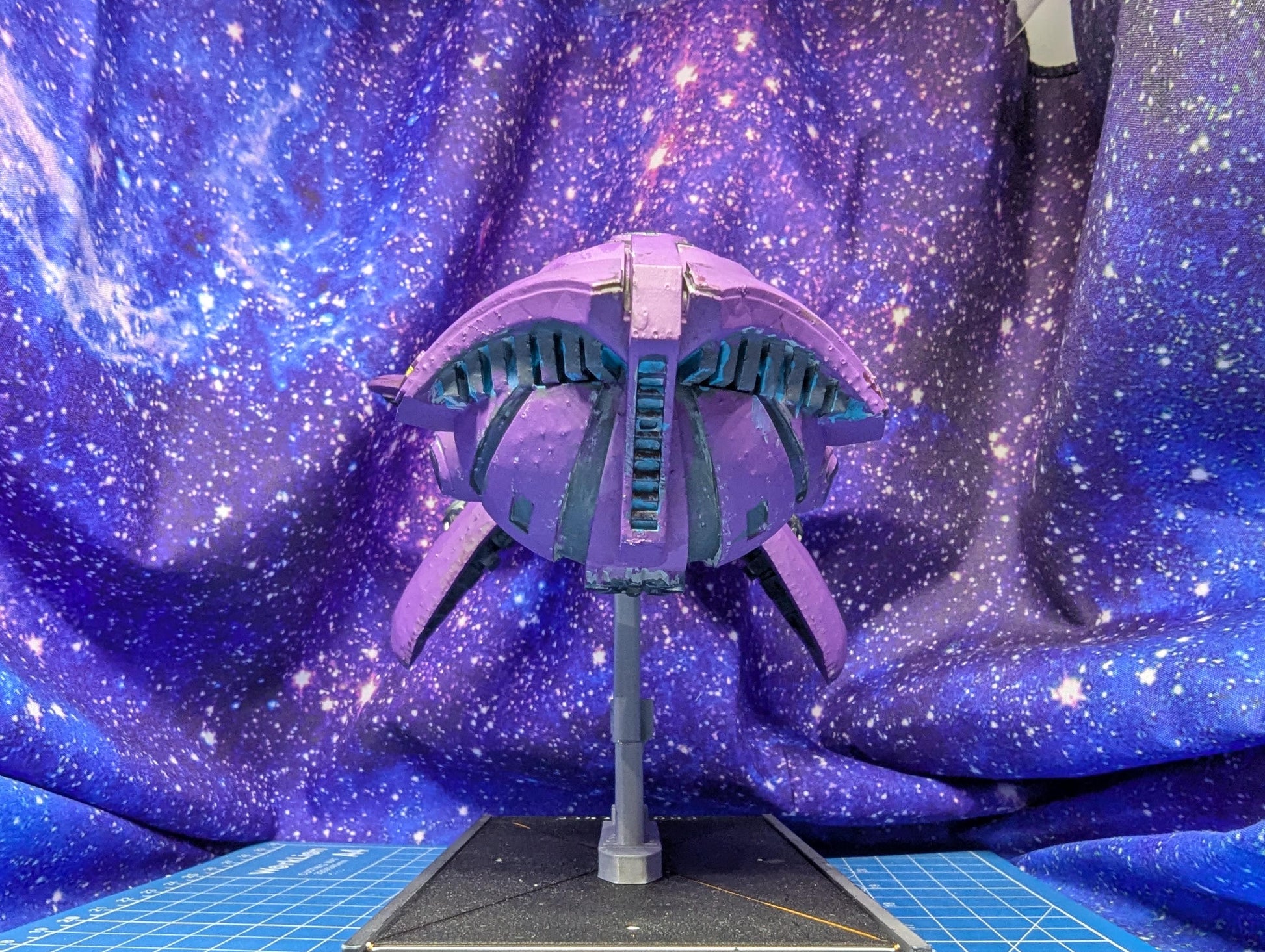 Covenant CPV Sinaris-pattern heavy cruiser for Halo Armada 166mm