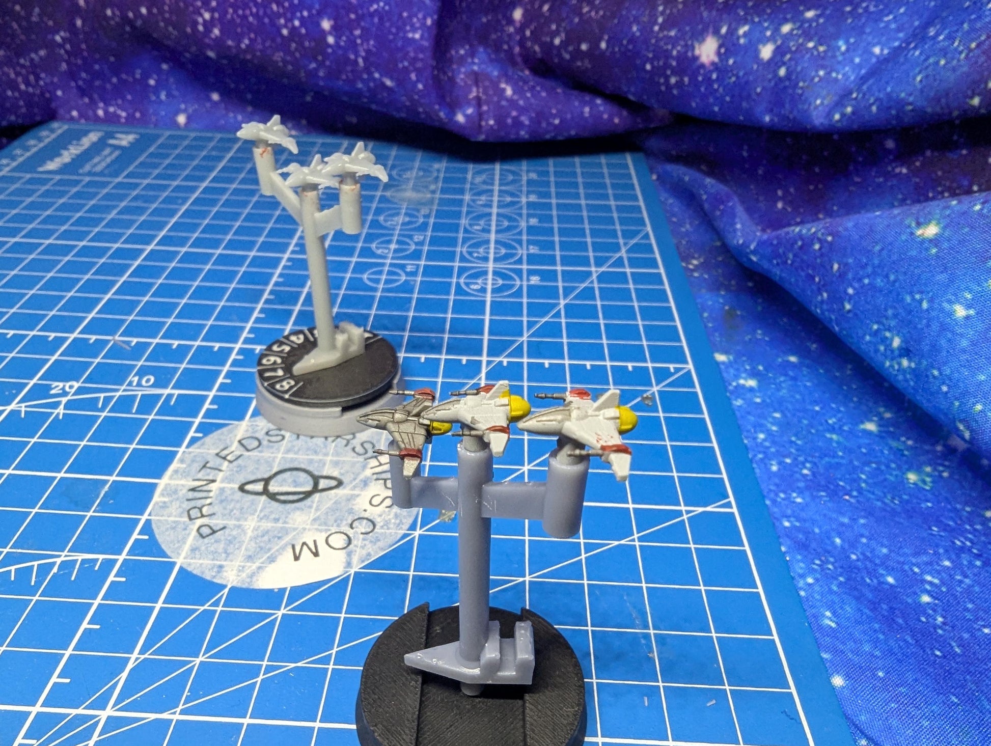 Babylon 5 DrazinStar Snake fighter Squadron (6) for Miniatures games like Star Wars Armada
