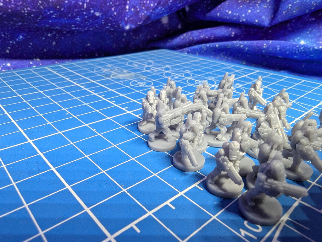 CIS B1 Droid Infantry Platoon (25) in 10mm scale for Star wars regiments