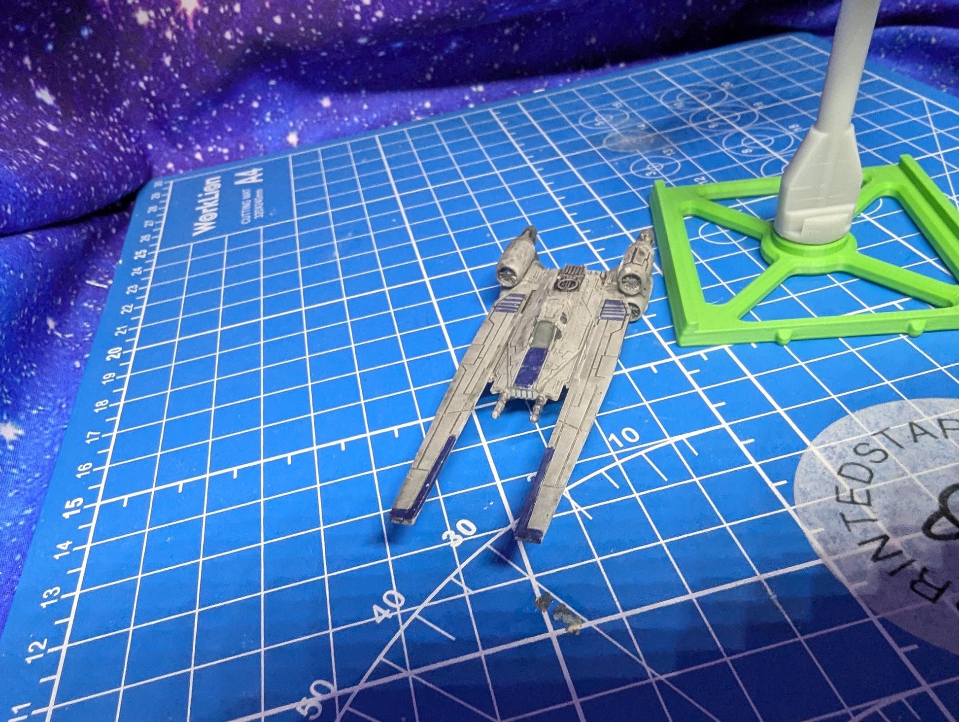 XW scale Rebel U-wing Starfighters (2) for Star wars Xwing Miniatures game