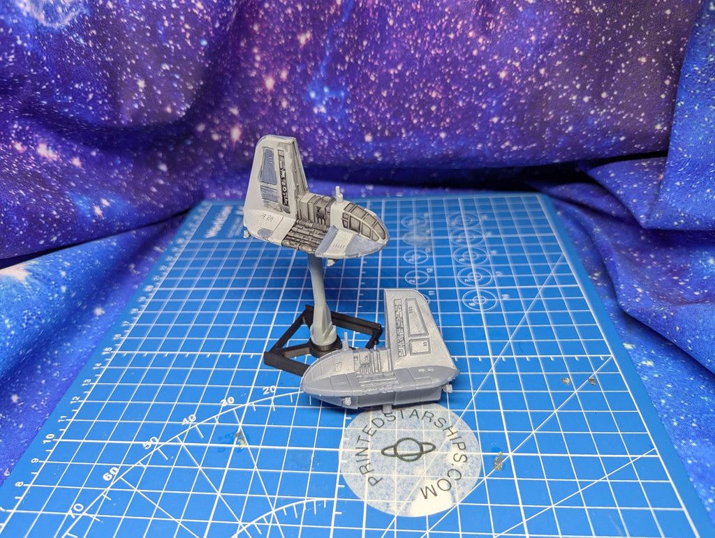XW scale CIS Sheathipede Transport Shuttle (2) for Star wars Xwing Miniatures game 53mm