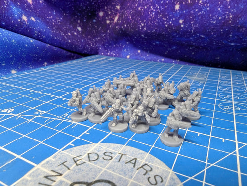 10mm CIS Droid Infantry Platoon (25) in 10mm scale for Star wars regiments
