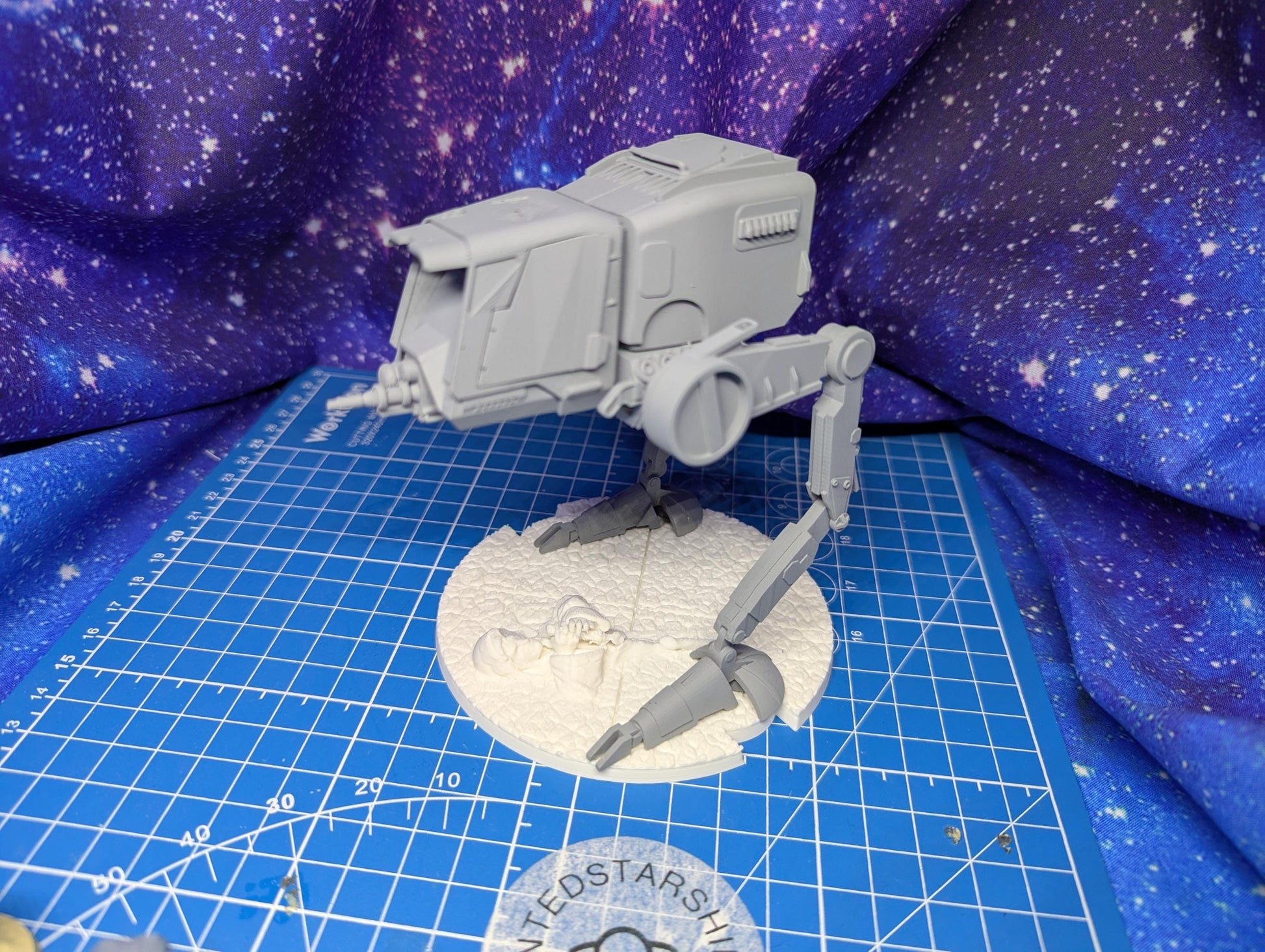 Imperial Authority Outbounder Patrol Walker kit for Star Wars Legion proxies, Grimdark Future or other miniatures games 35mm scale
