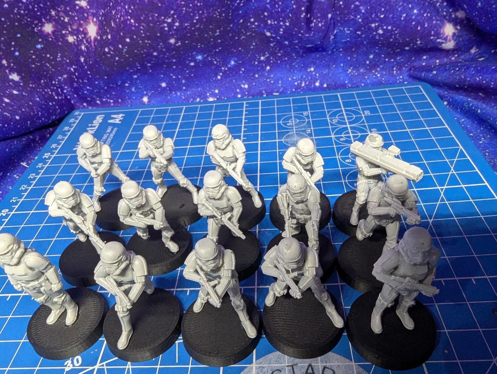 Imperial Authority Combat Troopers(15) for Star Wars Legion proxies, Grimdark Future or other miniatures games 35mm