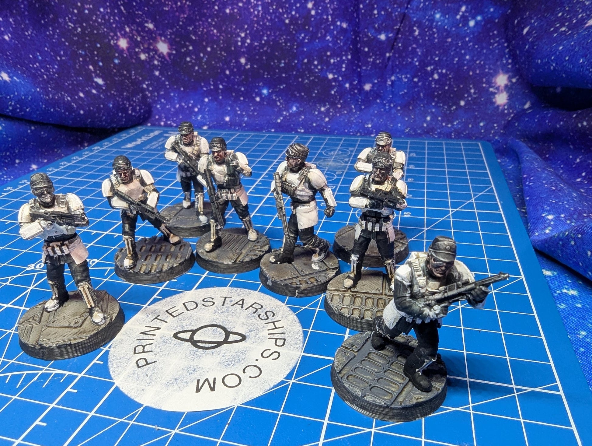 Imperial Authority Interdiction Troopers (9) for Star Wars Legion proxies, Grimdark Future 35mm