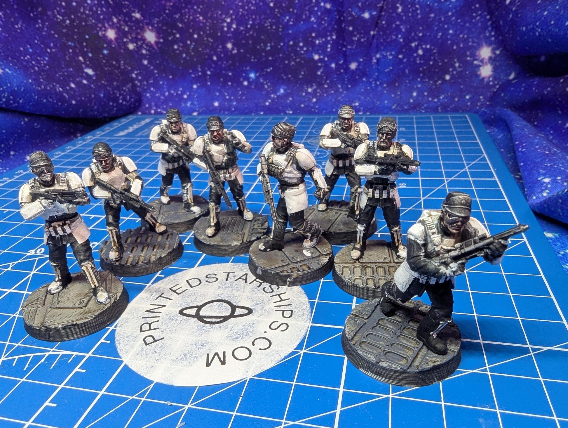 Imperial Authority Interdiction Troopers (9) for Star Wars Legion proxies, Grimdark Future 35mm