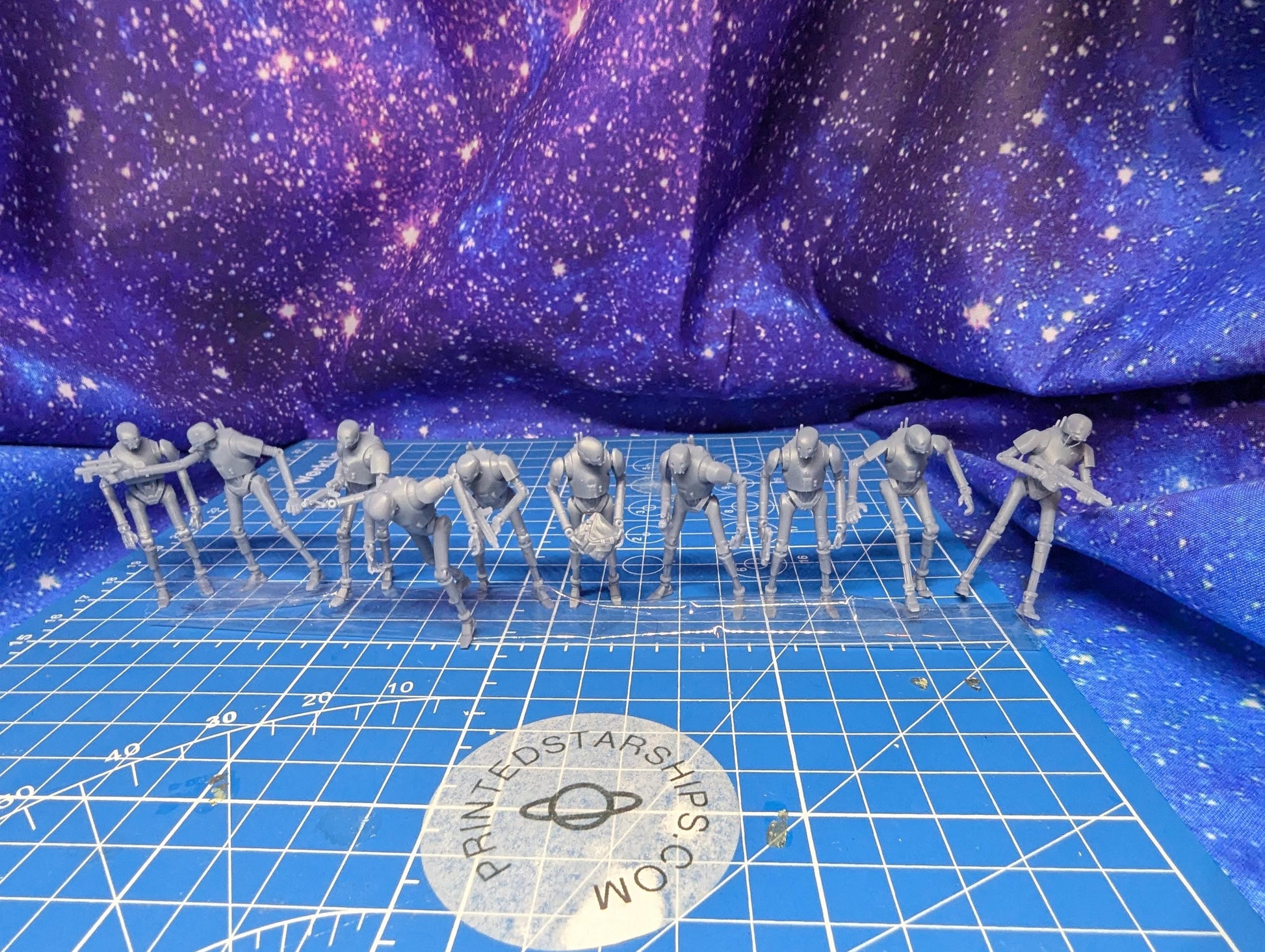 Imperial Authority KX Security Drones (10) for Star Wars Legion proxies, Grimdark Future or other miniatures games 35mm
