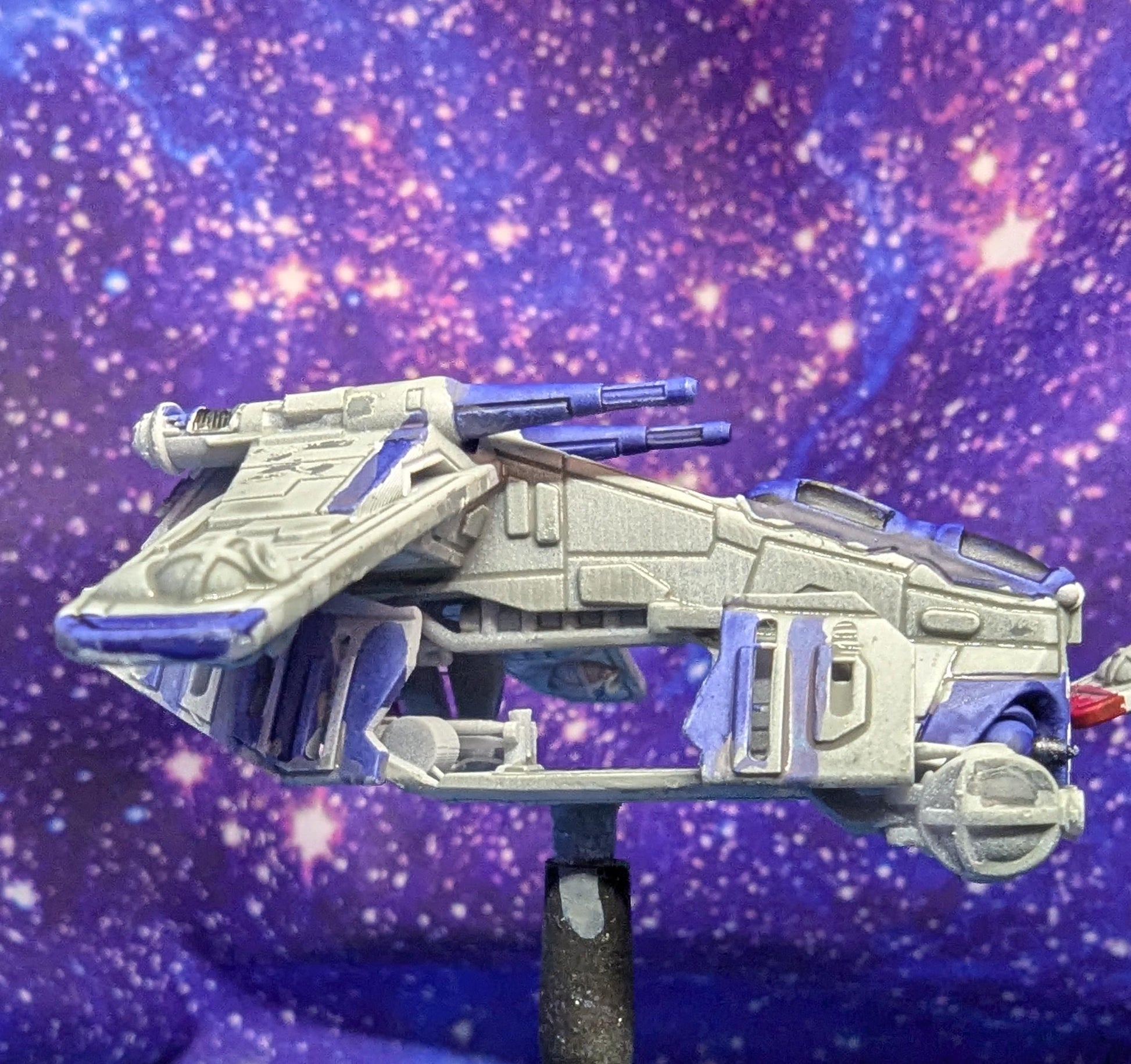 XW scale Republic LAAT/I personnel Transport for Star wars Xwing Miniatures game 1/270