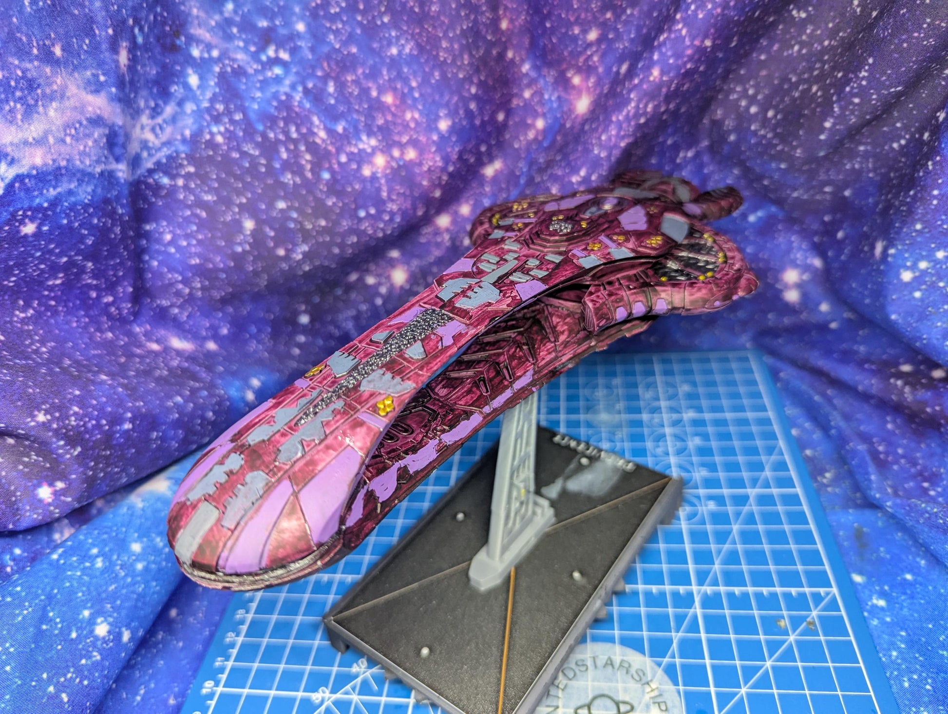 Covenant DDS Ruma-pattern Light Cruiser for Halo Armada 254mm