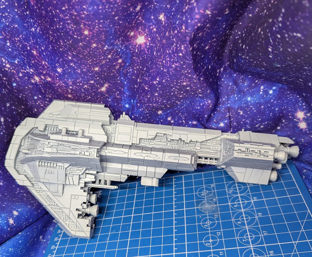 New Republic Starhawk Battleship proxy for Star Wars Armada 254mm