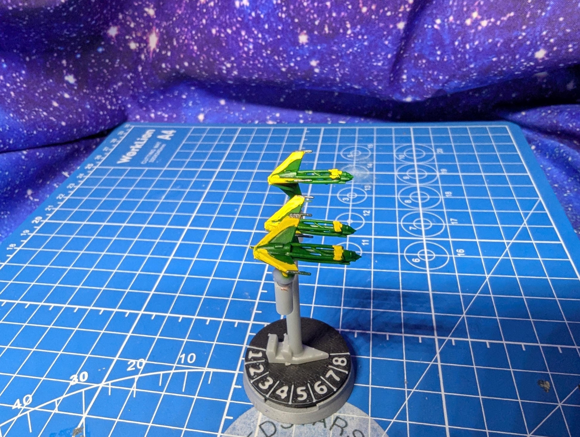 Babylon 5 Brakiri Falkosi light fighter Squadron (6) for Miniatures games like Star Wars Armada