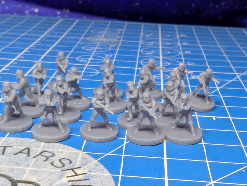 10mm Authority Infantry Platoon (20) in 10mm scale for Star wars regiments
