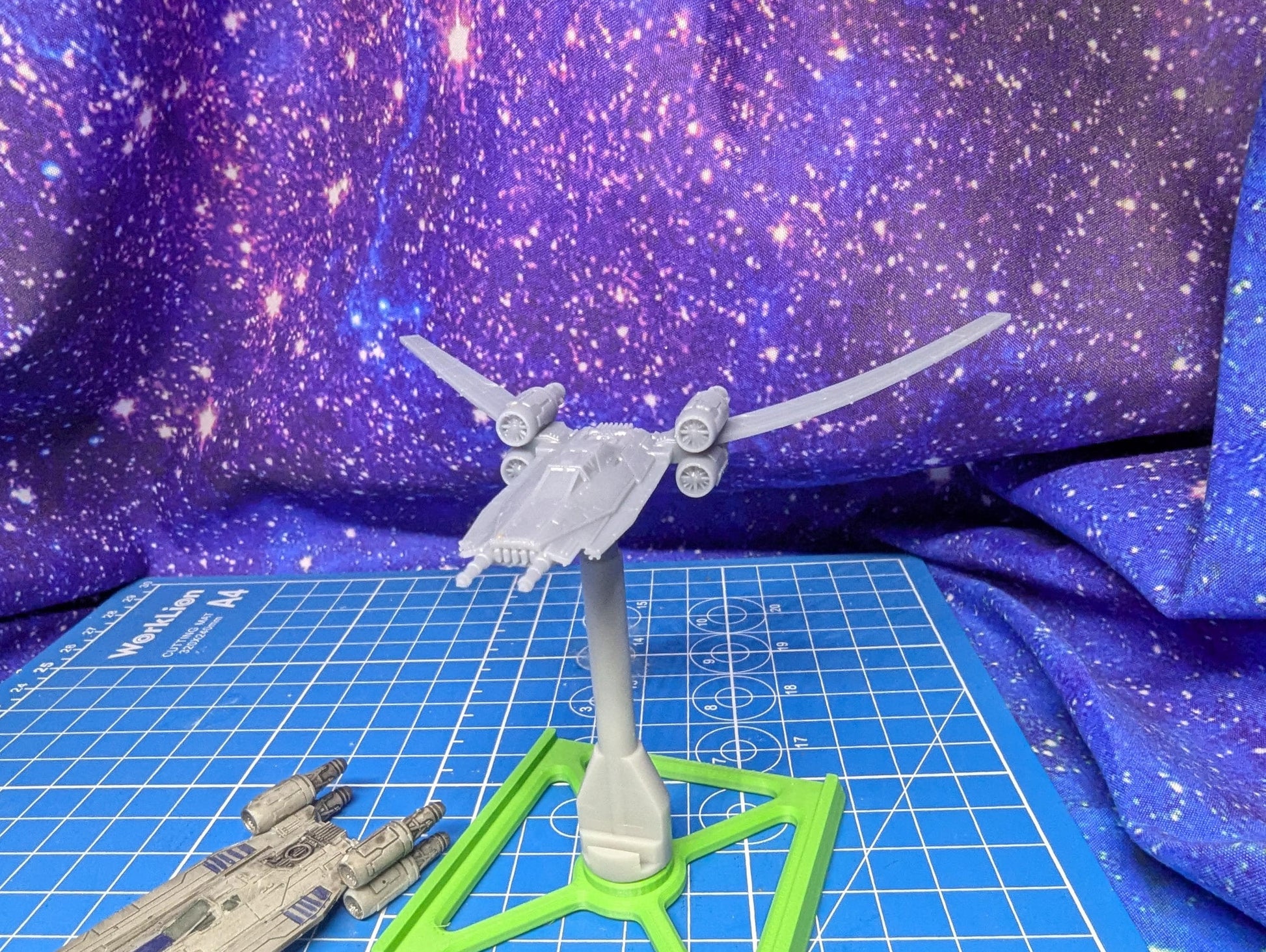 XW scale Rebel U-wing Starfighters (2) for Star wars Xwing Miniatures game