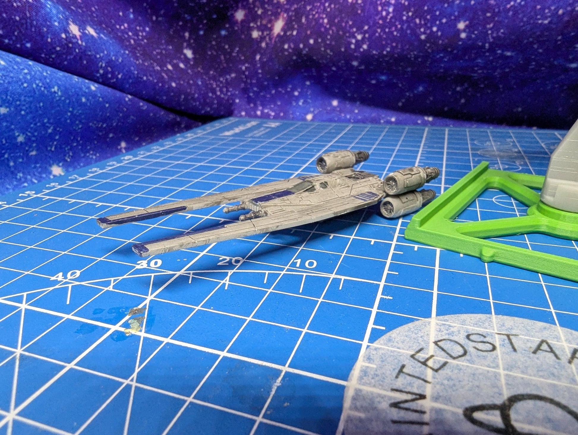 XW scale Rebel U-wing Starfighters (2) for Star wars Xwing Miniatures game