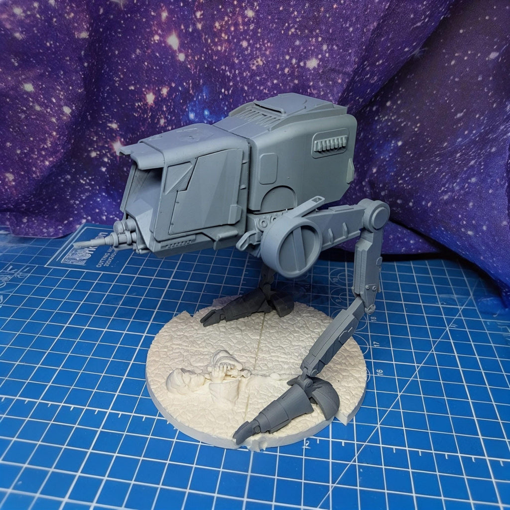 Imperial Authority Outbounder Patrol Walker kit for Star Wars Legion proxies, Grimdark Future games 35mm scale